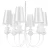 Lampa wisząca QUEEN-6 biała - ST-7105-6S white - Step Into Design